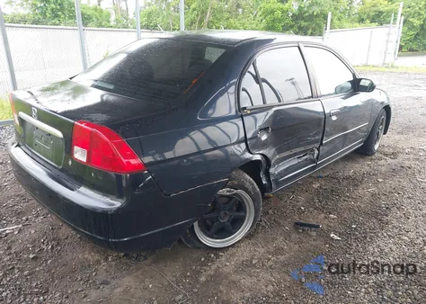 2003 Honda Civic Lx из США, поврежденный, VIN 2HGES16513H527457